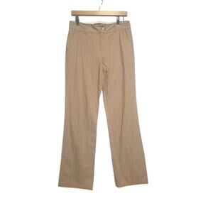 Marc by Marc Jacobs Straight Leg Trousers Womens Sz 8 Tan 4 Pocket Flat Front